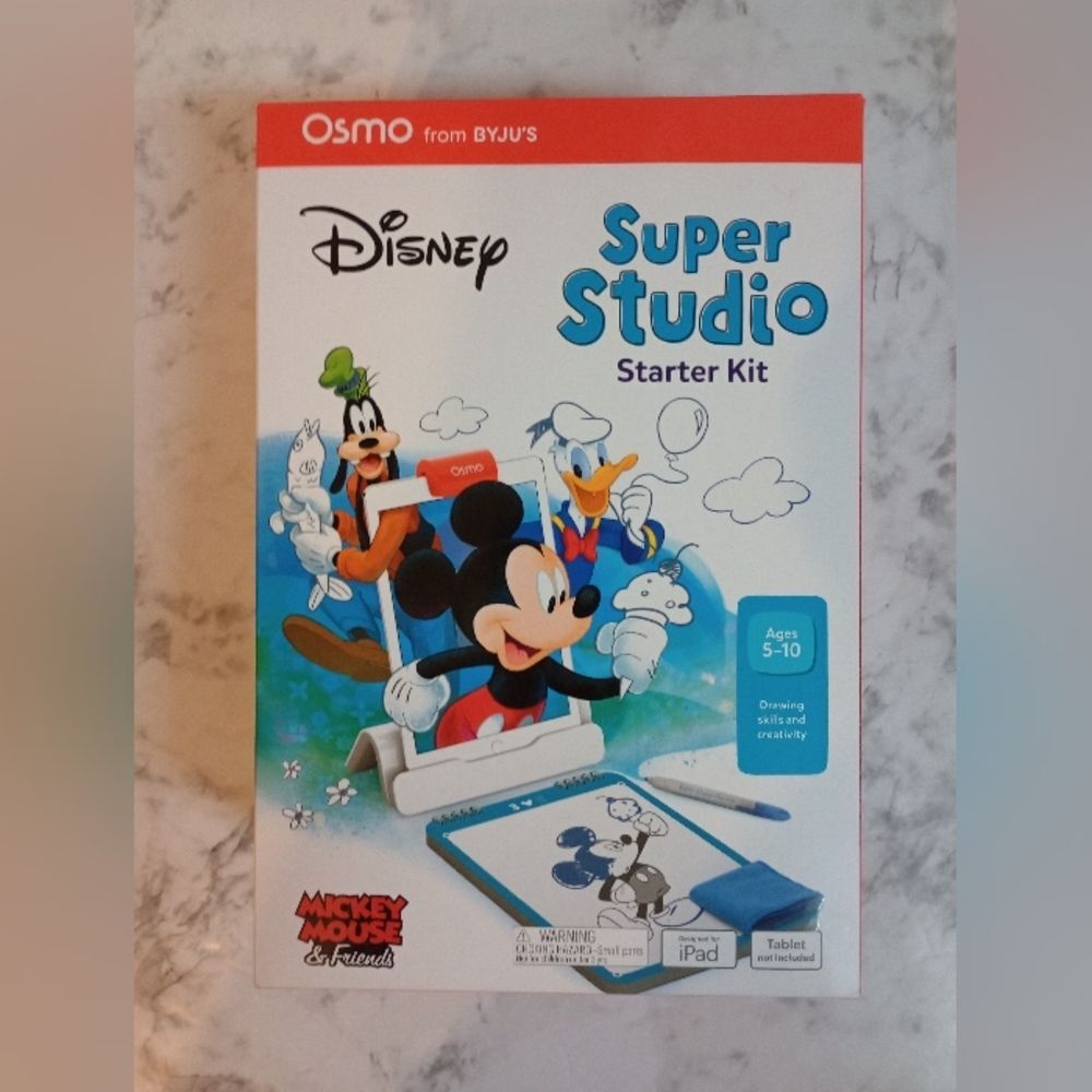 NIB Osmo Disney Super Studio Mickey Mouse Starter Kit with Base and Reflector